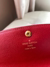 Image 9 of Louis Vuitton Emilie Wallet Red