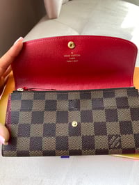 Image 10 of Louis Vuitton Emilie Wallet Red
