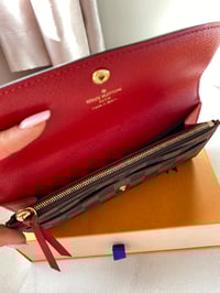 Image 13 of Louis Vuitton Emilie Wallet Red
