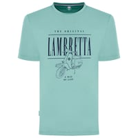 Lambretta Clothing Scooter Artwork Tee Light Blue