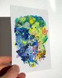 Image 2 of a6 - la nuit embrassant le jour - illustration originale