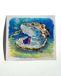 Image 3 of a6 carré - la perle - illustration originale 
