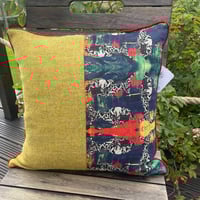 Image 1 of Fish, Buoys and Nets Cushion 