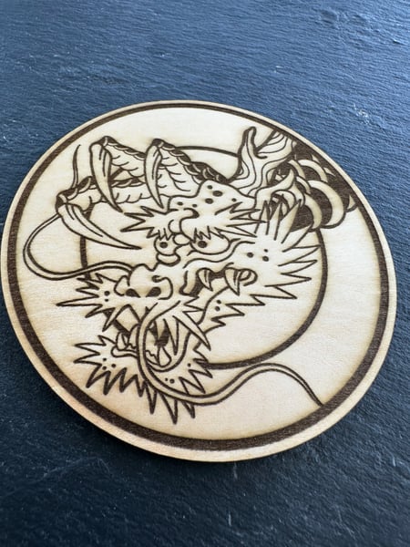 Image of Dragon Tattoo Coasters