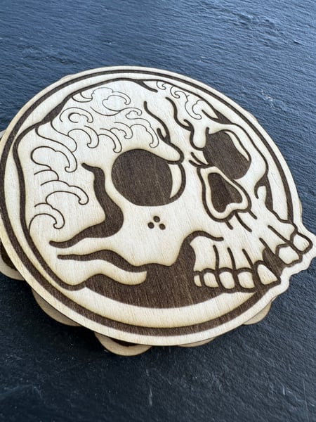 Image of Skull Tattoo Coasters