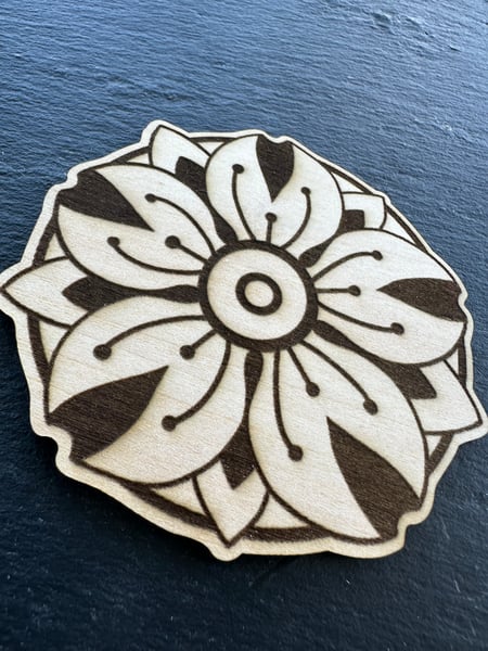 Image of Cherry Blossom Tattoo Coasters