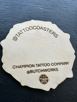 Image of Cherry Blossom Tattoo Coasters