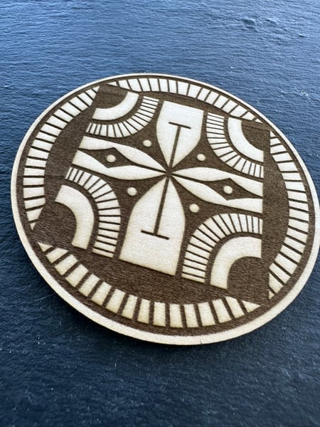 Image of Marquesan Tribal Tattoo Coasters