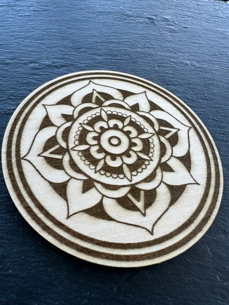 Image of Mandala Tattoo Coasters