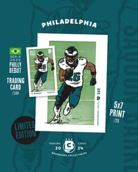 Image 1 of Saquon card/print