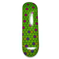 Image 1 of Extreme Culture® - SlimeBall Tiled Skateboard Standard Deck (GREEN)