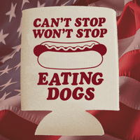 Eating Dogs - koozie