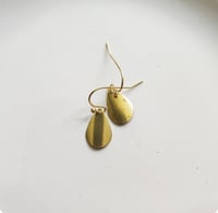 Image 6 of Brass Minis Geometric Shape Dangle Earrings, Series 1