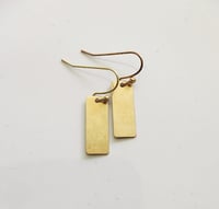 Image 5 of Brass Minis Geometric Shape Dangle Earrings, Series 1