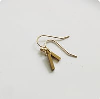 Image 3 of Brass Minis Geometric Shape Dangle Earrings, Series 2
