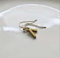 Image 4 of Brass Minis Geometric Shape Dangle Earrings, Series 2