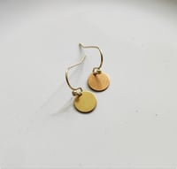 Image 5 of Brass Minis Geometric Shape Dangle Earrings, Series 2
