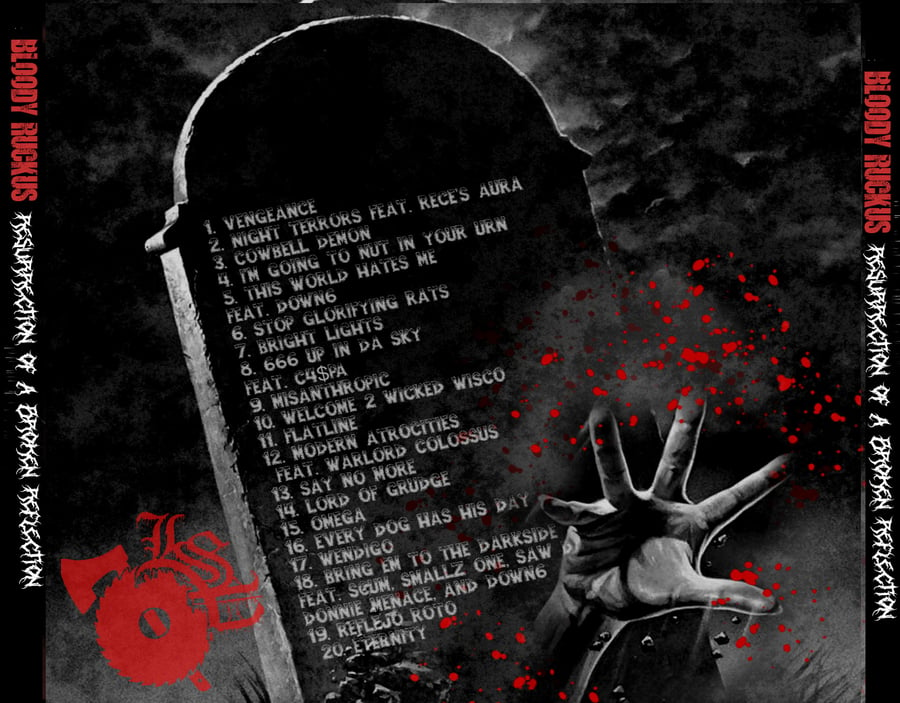 Image of BLOODY RUCKUS : RESURRECTION OF THE BROKEN  REFLECTION cd