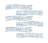 Image 1 of Shipping Forecast Fine Art Print
