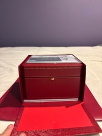 Image 3 of Cartier Santos Diamond Watch 40mm Black Roman Dial