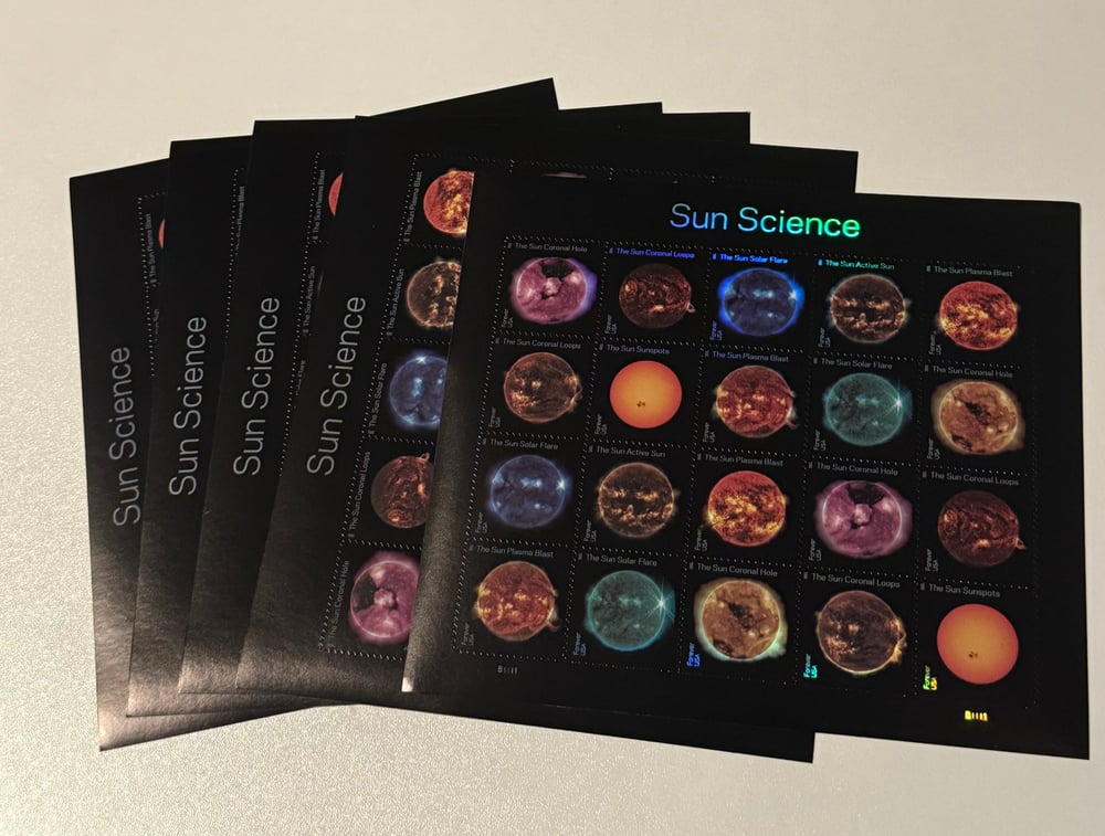 USPS Sun Science Forever Stamps 5 Books (100 Stamps)