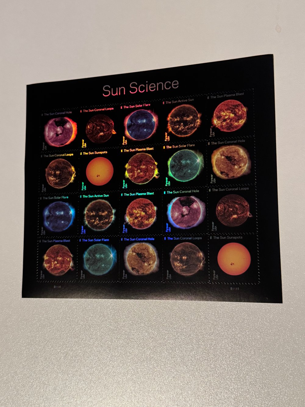 USPS Sun Science Forever Stamps 5 Books (100 Stamps)