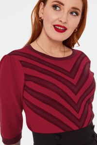 Image 2 of Chevron Pullover Sweater