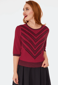 Image 5 of Chevron Pullover Sweater