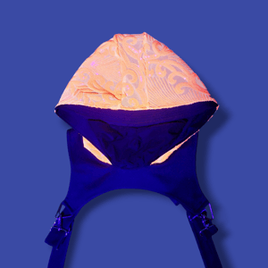 Image of Neon Orange Ninja Hood