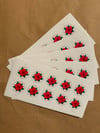 USPS Global Poinsettia Forever Stamps 5 Books (50 Stamps)