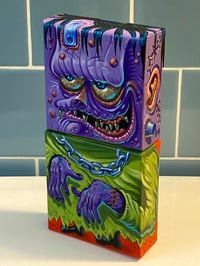 Image 1 of Purple Monster Blockhead Set