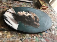 Image 5 of  A lovely vintage style oval portrait painting "Fern "