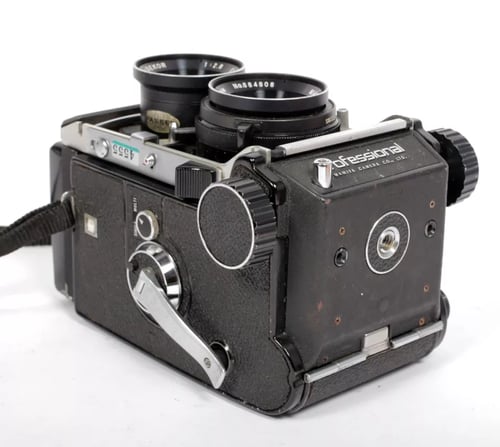 Image of Mamiya C330 Professional 6X6 TLR camera + 80mm F2.8 Blue Dot lens + strap #4555