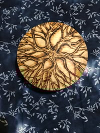 Image 3 of Tree branch motif wood burned box