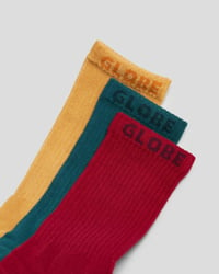 Image 2 of Pack Calcetines Globe Sustain Crew Sock 3 Pack en rebajas.