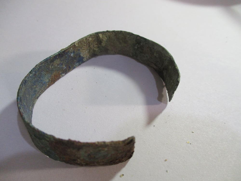 Special Metal Detector Find: ±2,000-Year-Old Norse Metal Bracelet