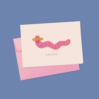 Image 1 of Carte postale . Hello worm !