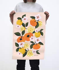 Image 5 of Persimmon Lemon Tea Towel