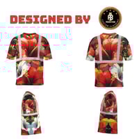 Image 2 of RB PRODUCTIONS Red Hibiscus Blend Hi Vis Shirt