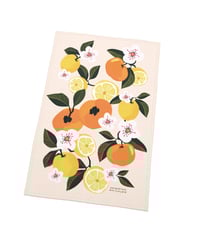 Image 1 of Persimmon Lemon Tea Towel
