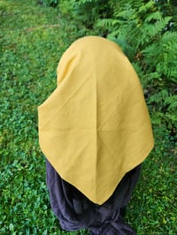 Image 2 of Linen Bandana in Gold