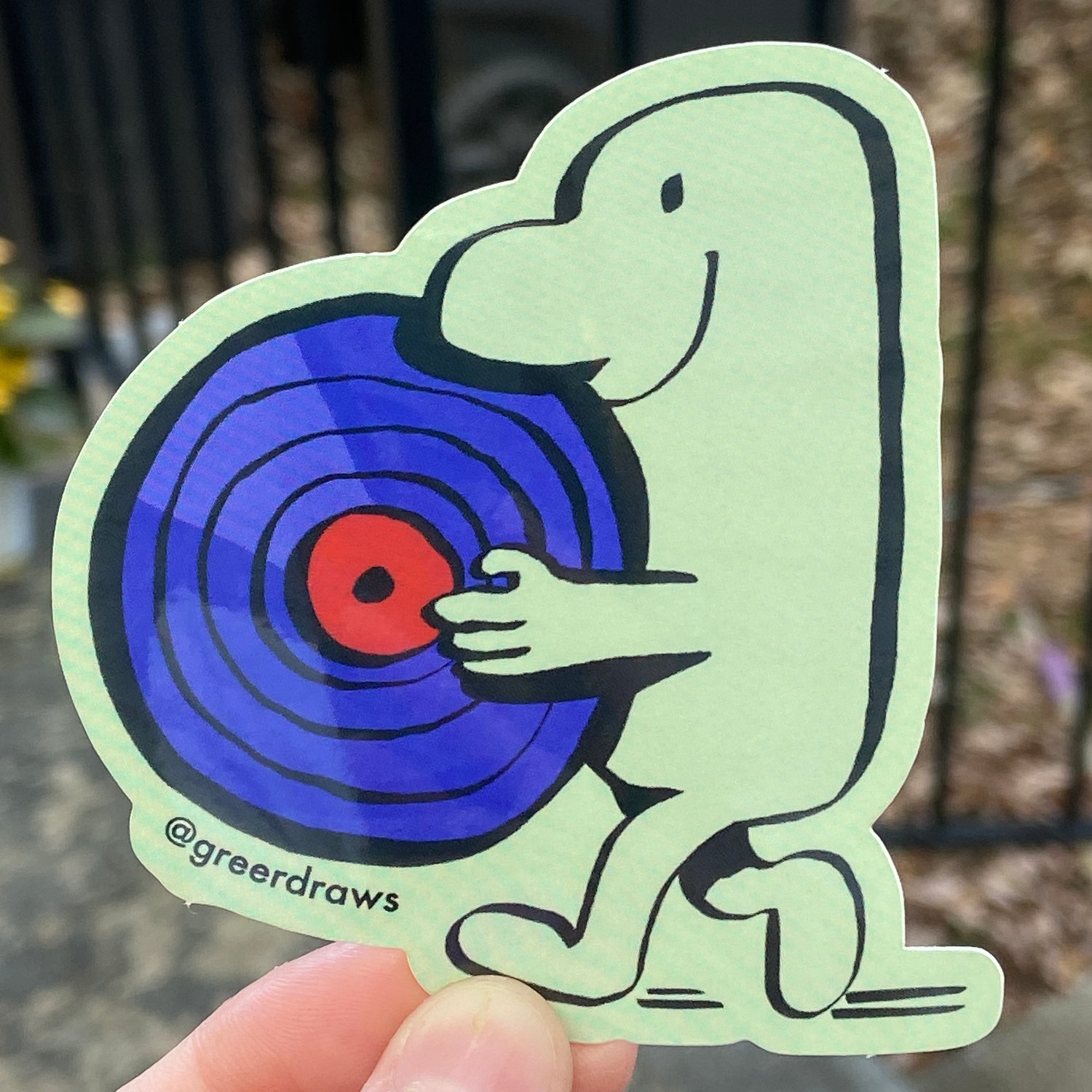 Vinyl Guy sticker