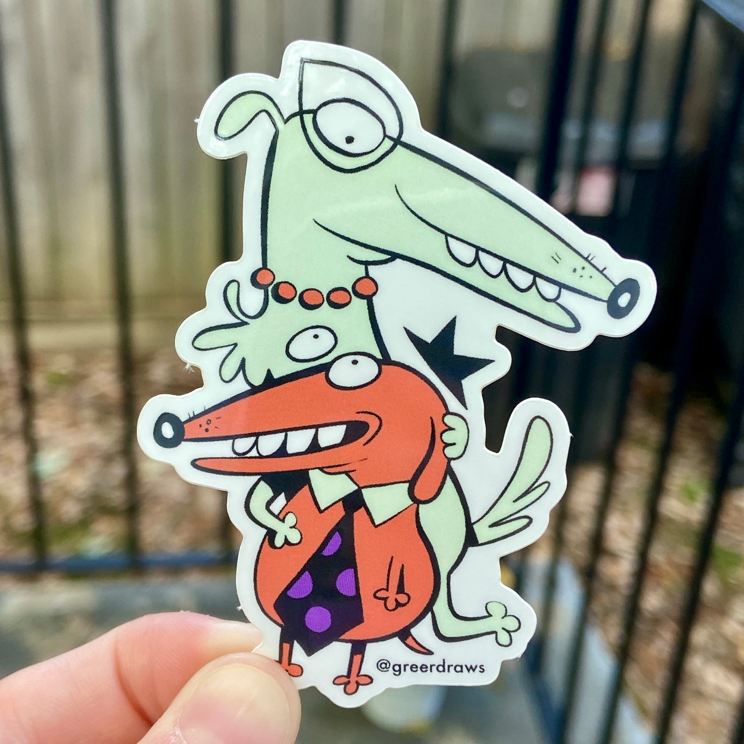 Beef and Blanche sticker