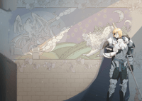 Fire Emblem Mural Dimitri