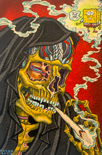 Image 1 of “Smoke Reaper No. 68” original painting