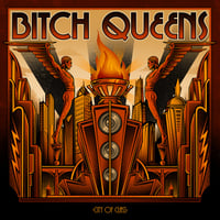 Bitch Queens "City of Class" LP (blue vinyl)