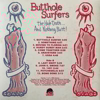 Image 2 of Butthole Surfers "The Hole Truth... And Nothing Butt!" (green vinyl)