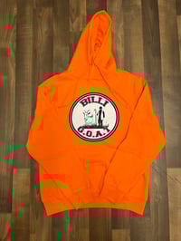Orange Big Billigoat Logo Hoodie
