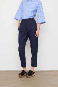 Image 1 of Kuwait hush pant navy grid