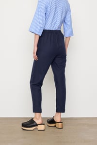 Image 2 of Kuwait hush pant navy grid